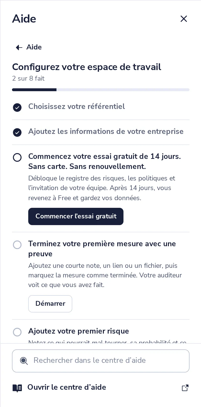 Appuyez sur Continuer