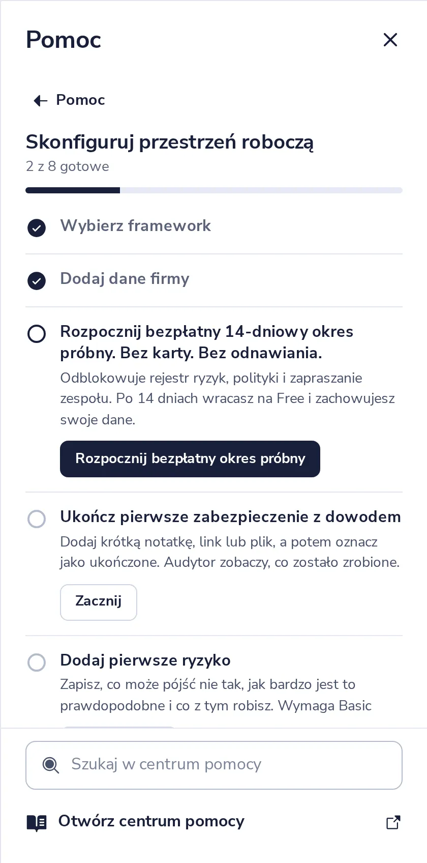 Naciśnij Dalej