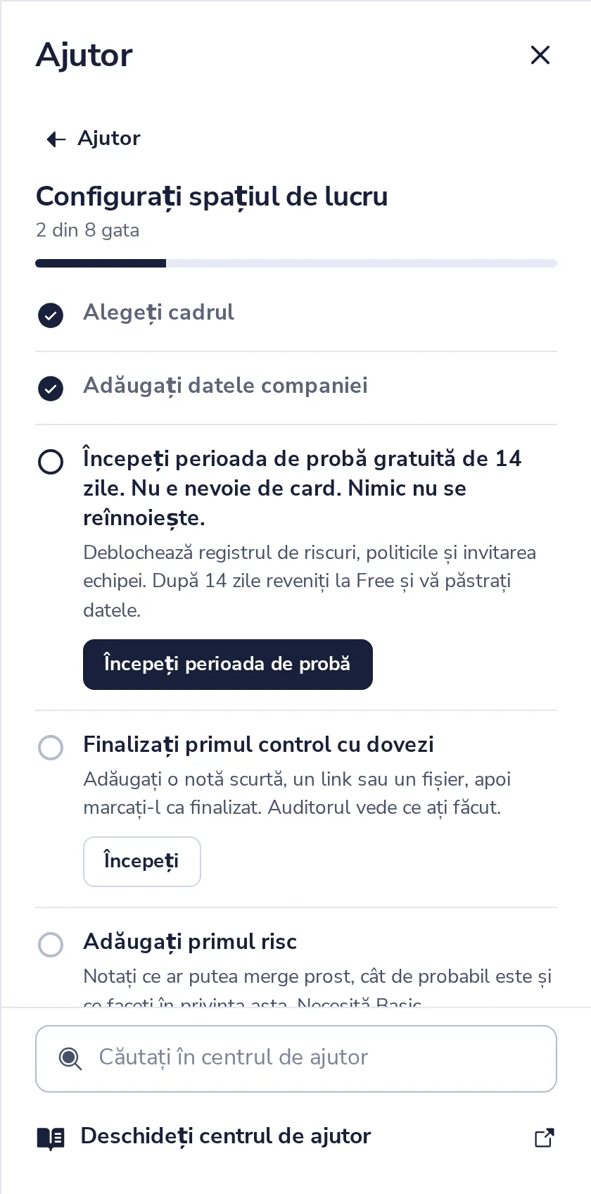 Apăsați Continuați