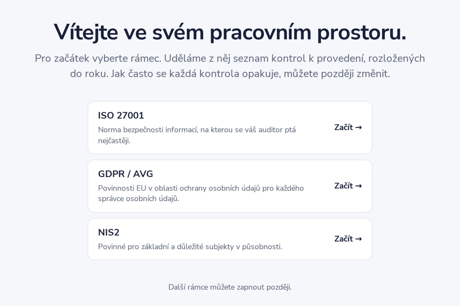 Vyberte rámec