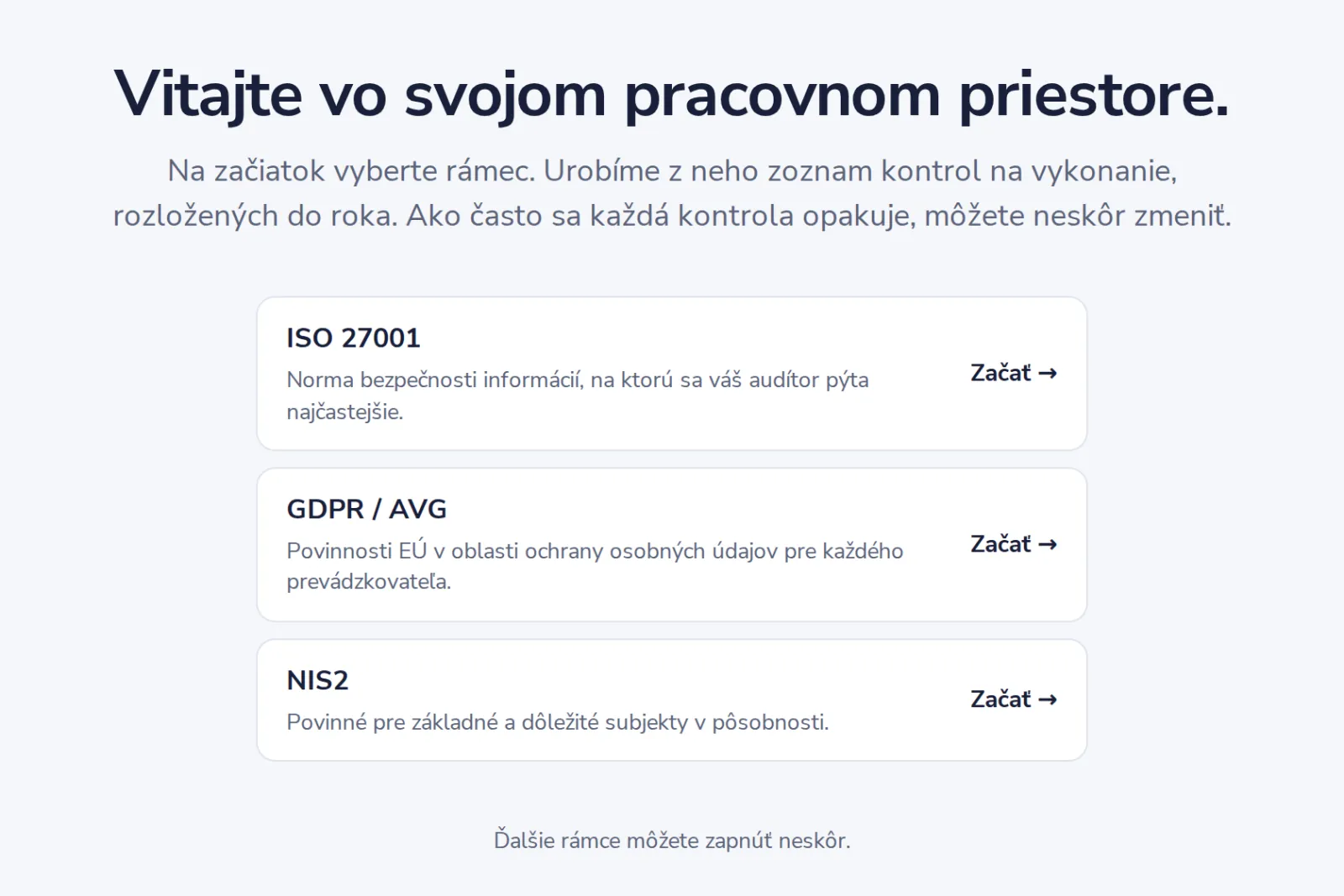Vyberte rámec