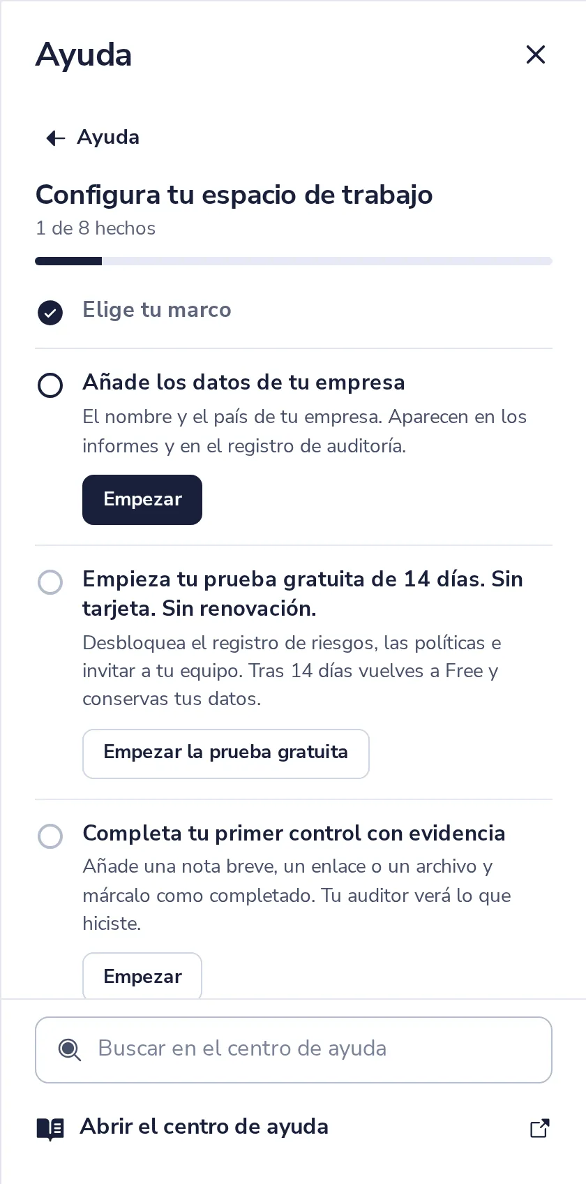 Tus controles están listos