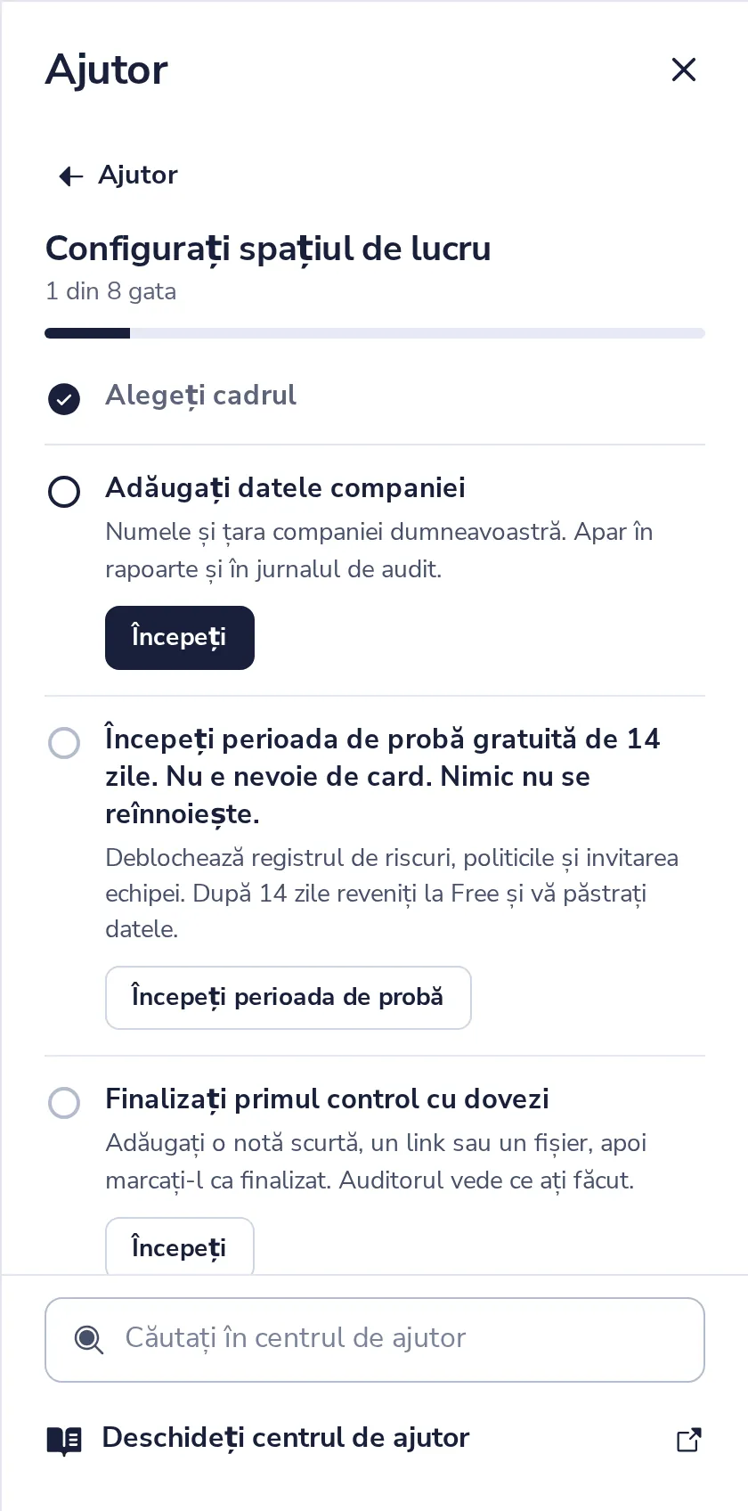 Controalele sunt gata