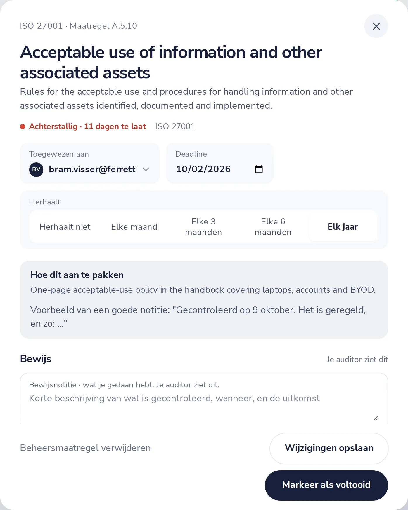 Lees hoe je de controle aanpakt