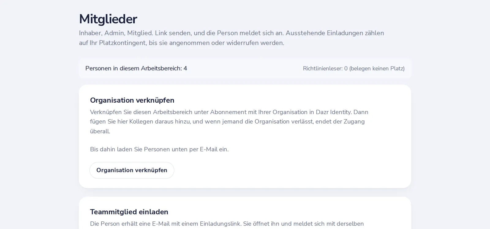 Mitglieder öffnen