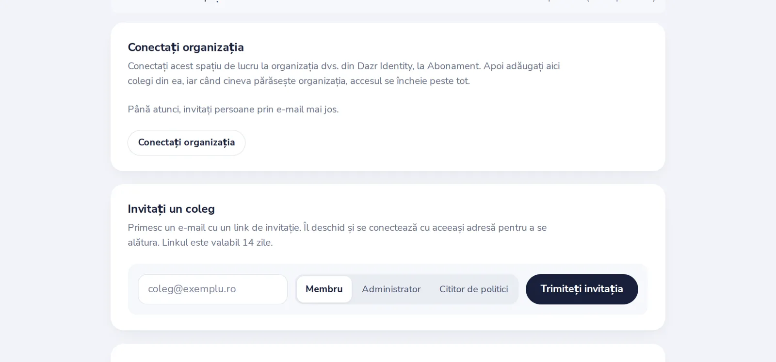 Apăsați Trimiteți invitația