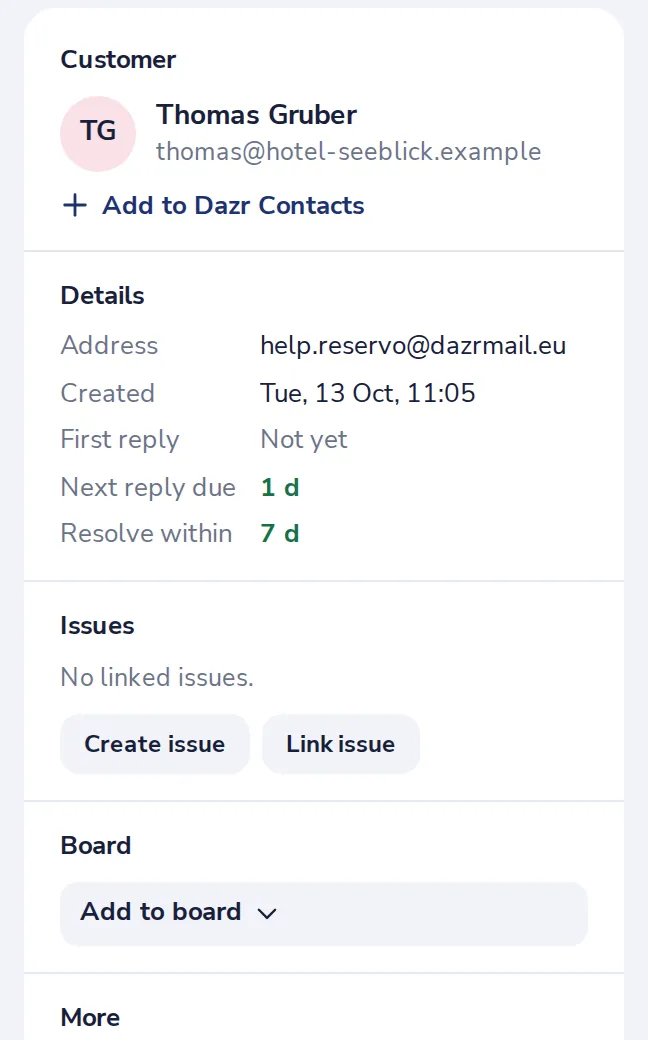 Press Create issue
