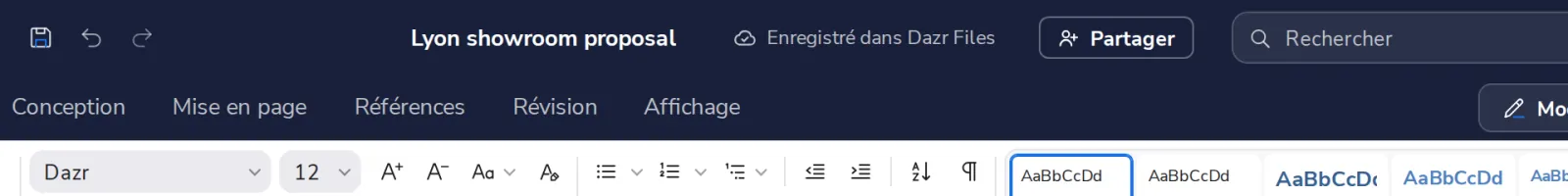 Cliquez sur le titre