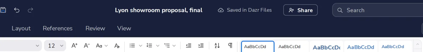 Saved with the new name