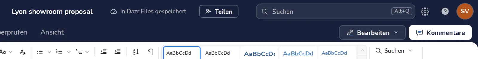 Teilen drücken