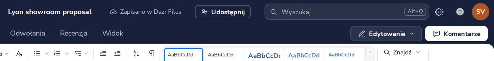 Naciśnij Udostępnij