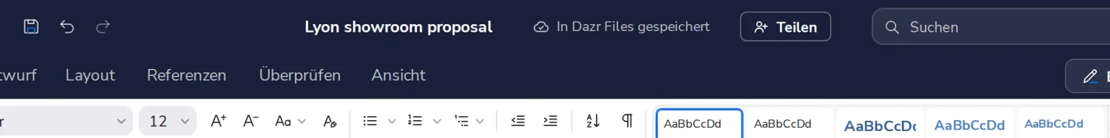Es speichert von selbst