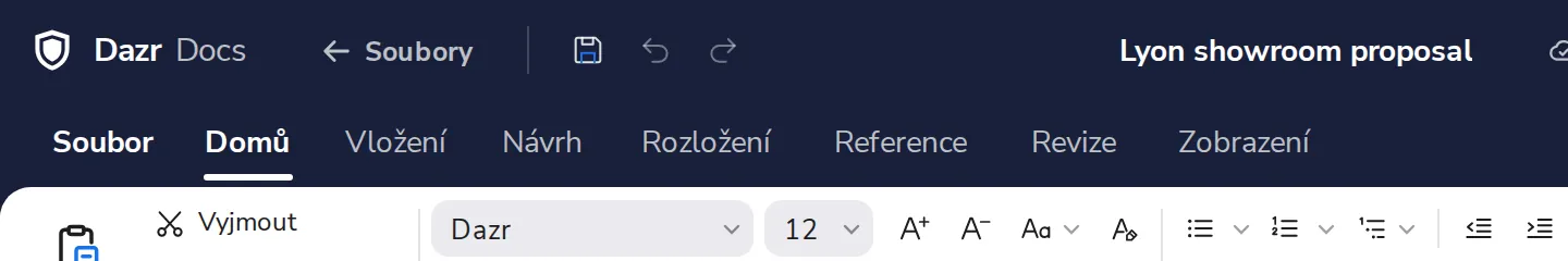 Stiskem Soubory tam přejdete