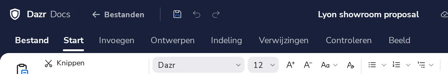 Druk op Bestanden om erheen te gaan