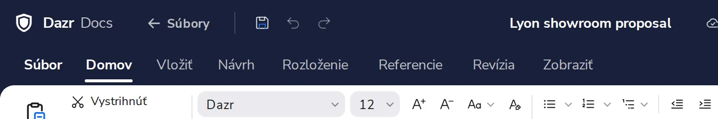 Stlačením Súbory tam prejdete