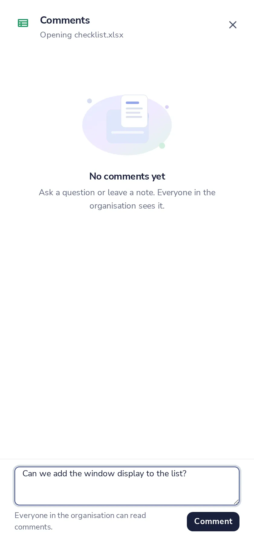 Write your comment