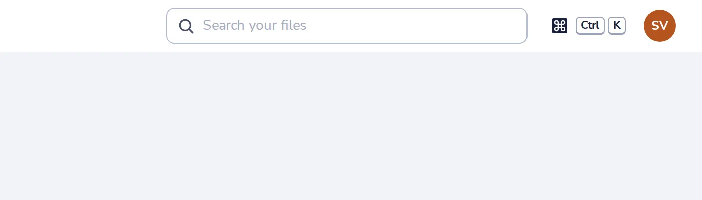 Type in the search box