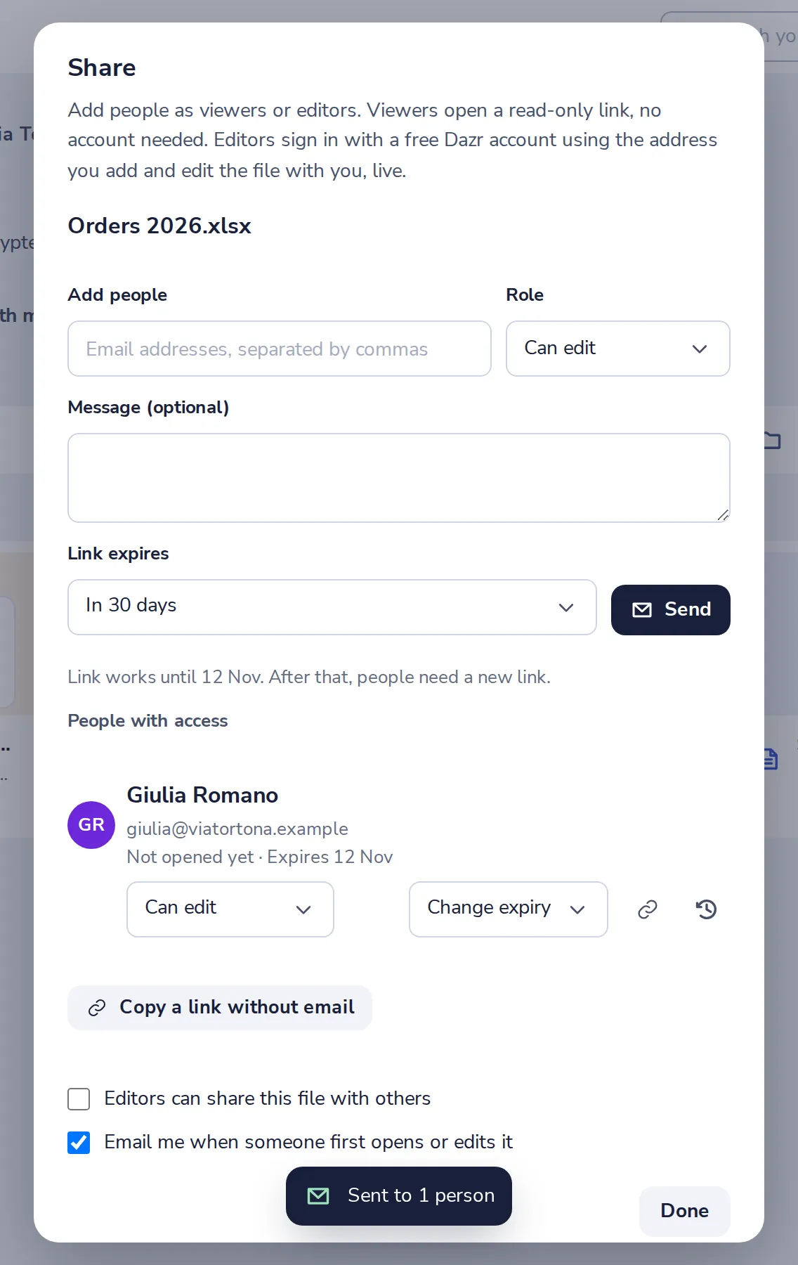 Find the person