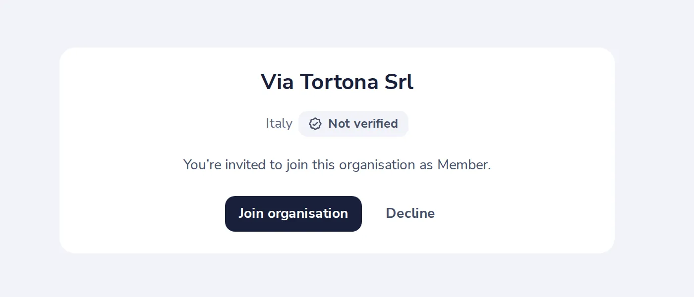 Open the invitation link