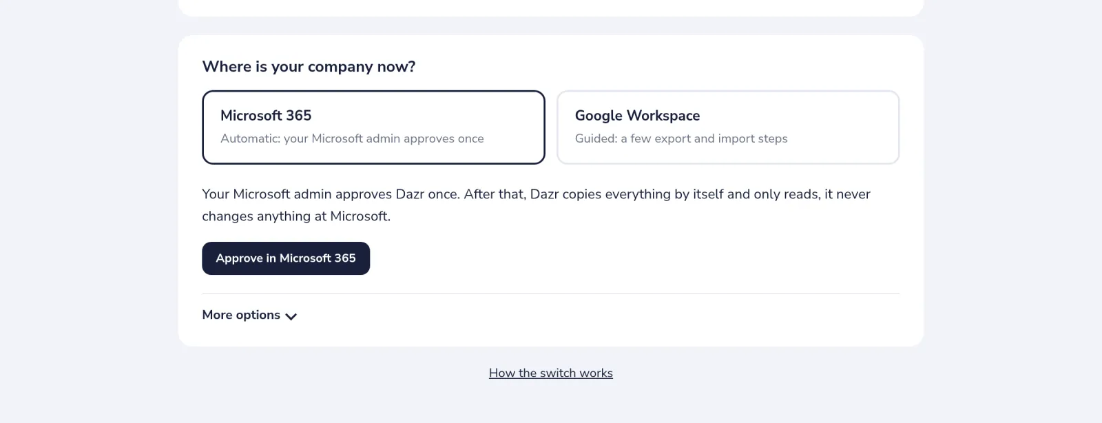 Approve Dazr in Microsoft 365