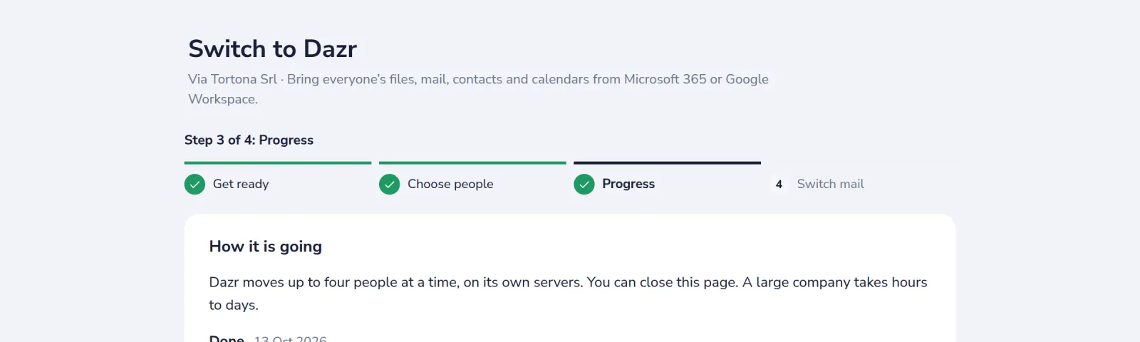 Switch your mail
