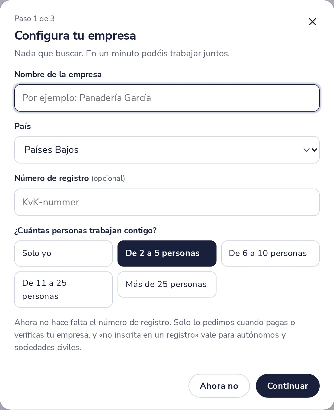 Pulsa Añadir organización
