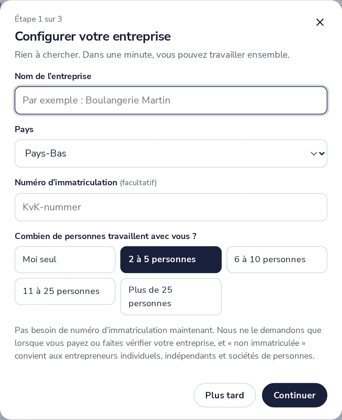 Appuyez sur Ajouter une organisation