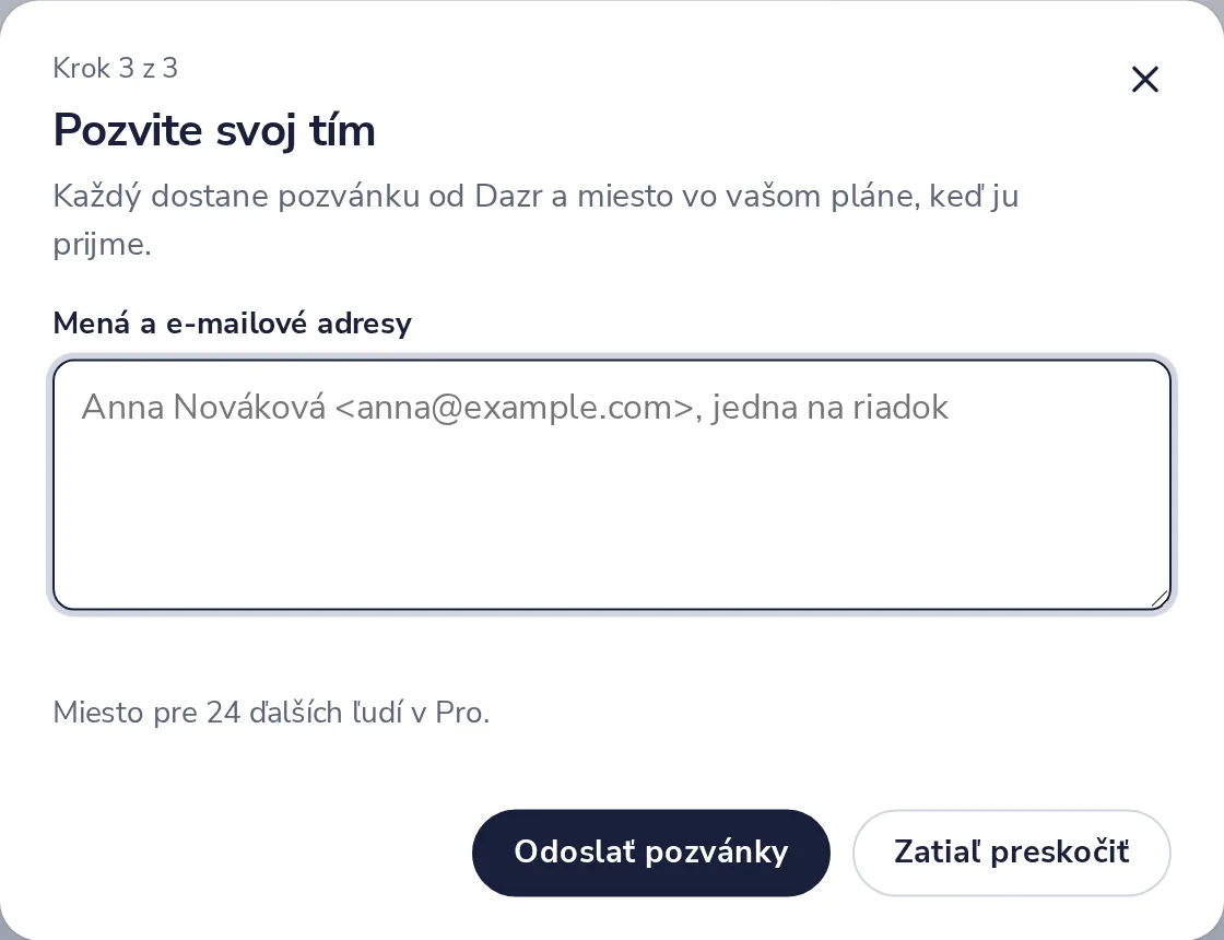 Pozvite tím