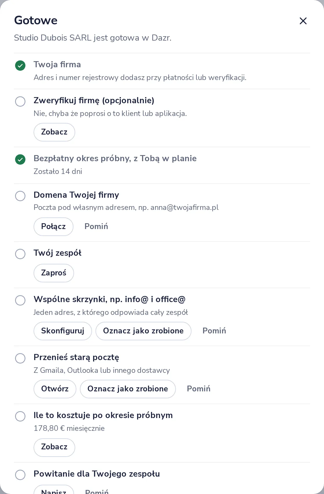 Idź według listy
