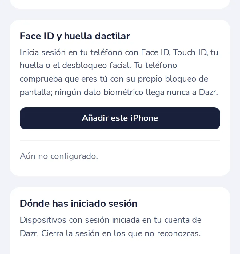 Abre Seguridad en tu teléfono