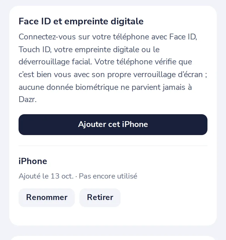Appuyez sur Ajouter cet iPhone