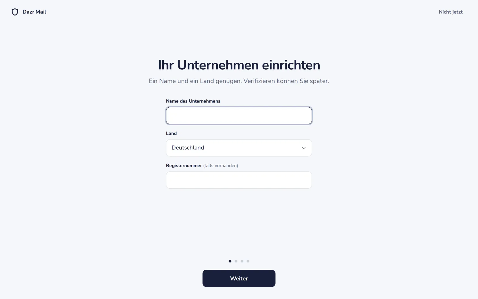 Ihr Posteingang ist bereit