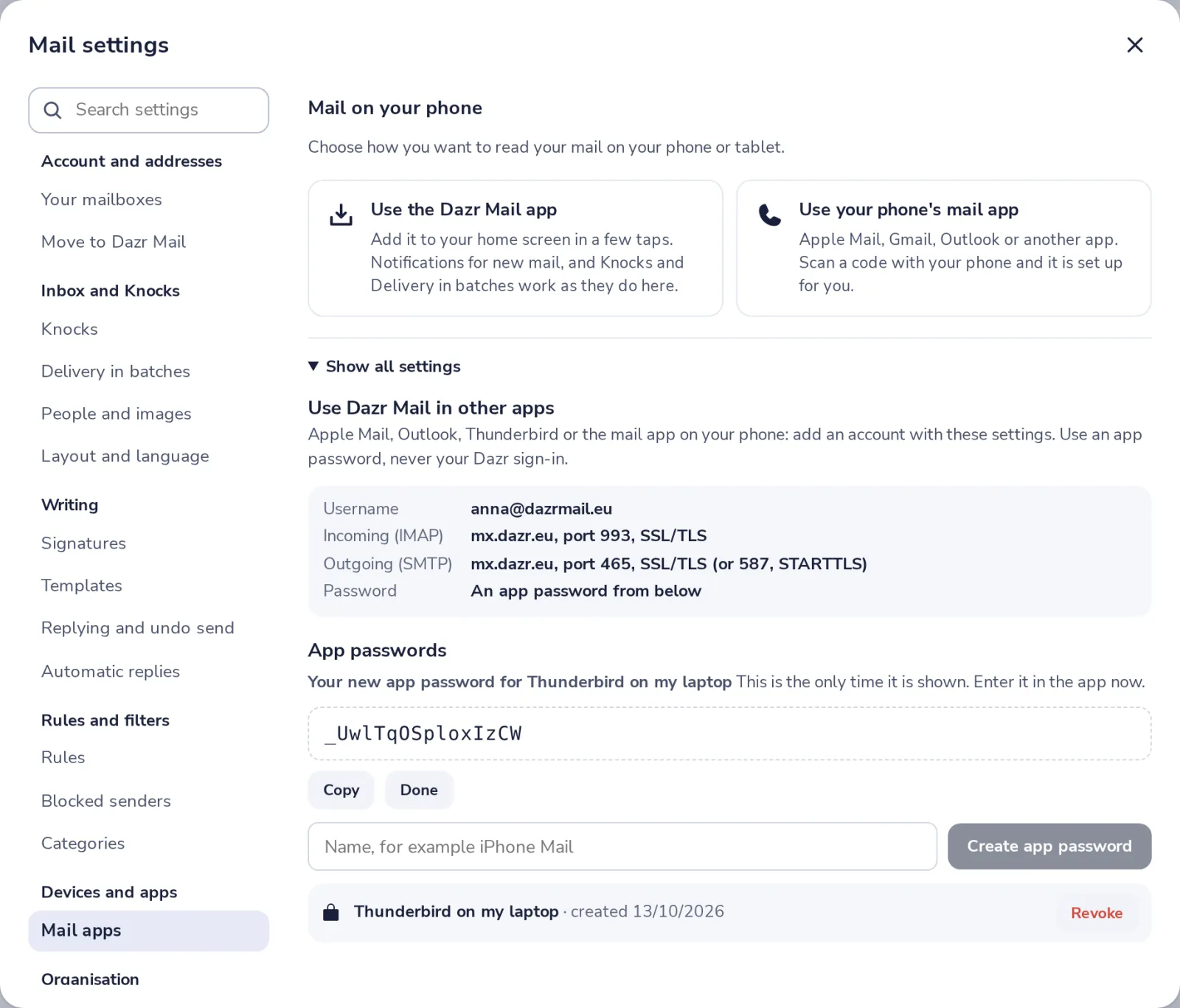 Copy it into your app