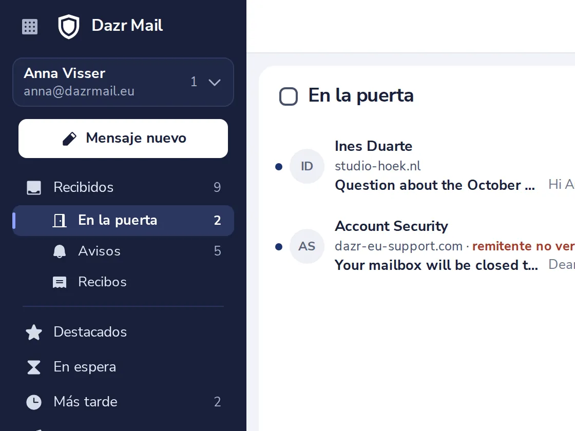 Abre En la puerta