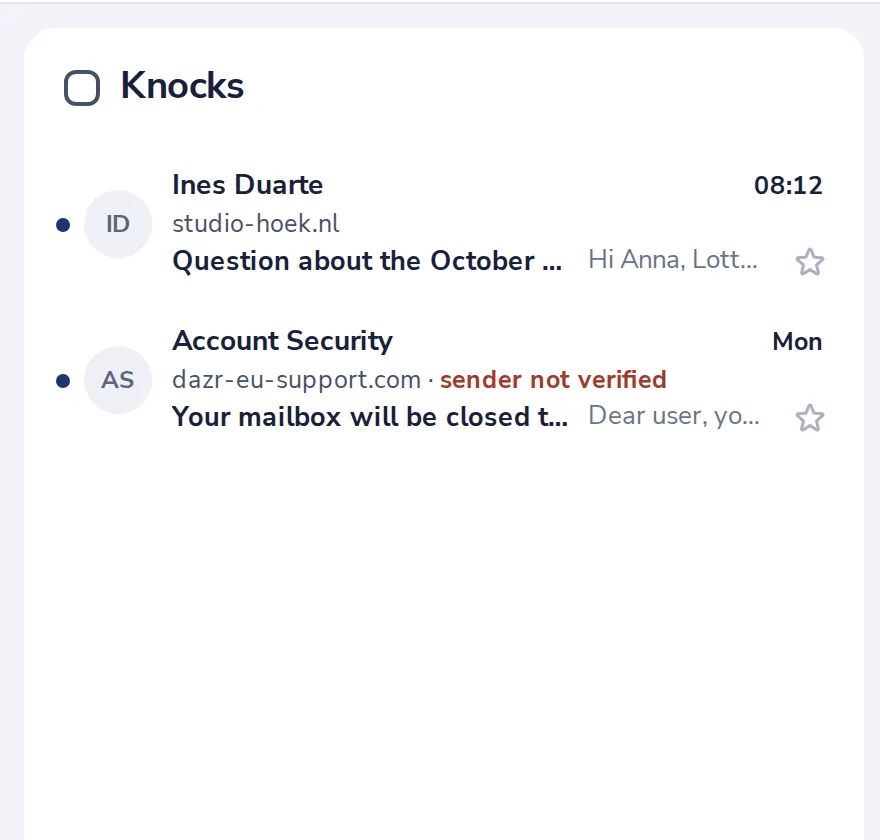 See who is knocking
