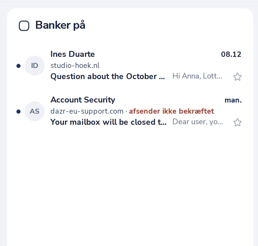 Se, hvem der banker på