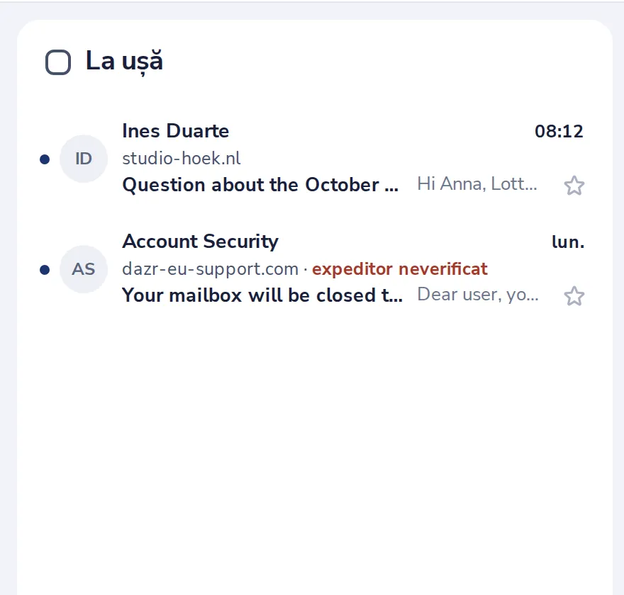 Vezi cine bate la ușă