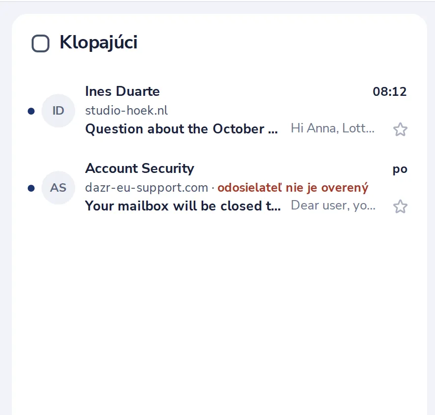 Pozrite sa, kto klope