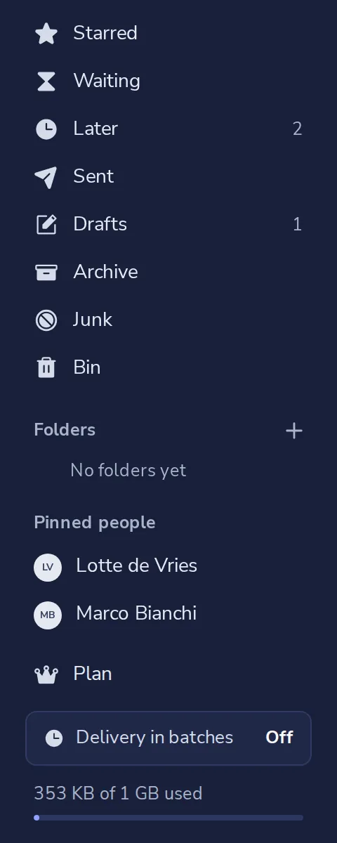 Find them in the sidebar