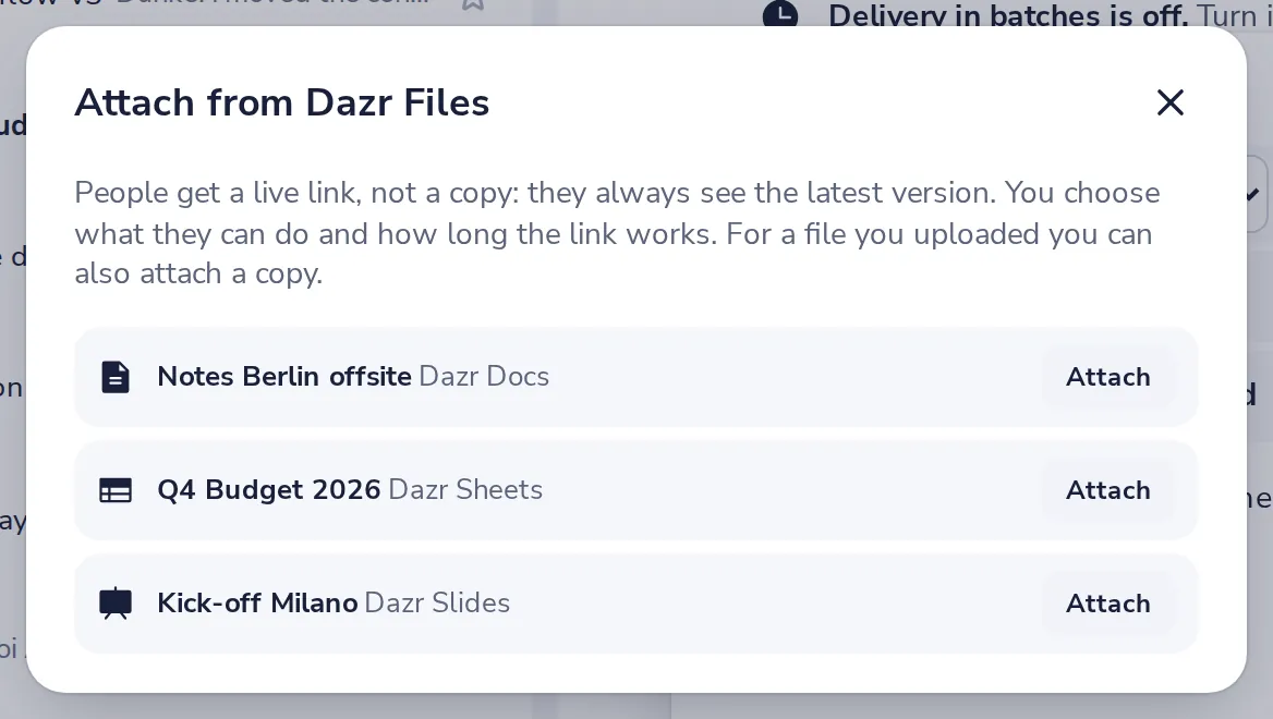 Pick the file