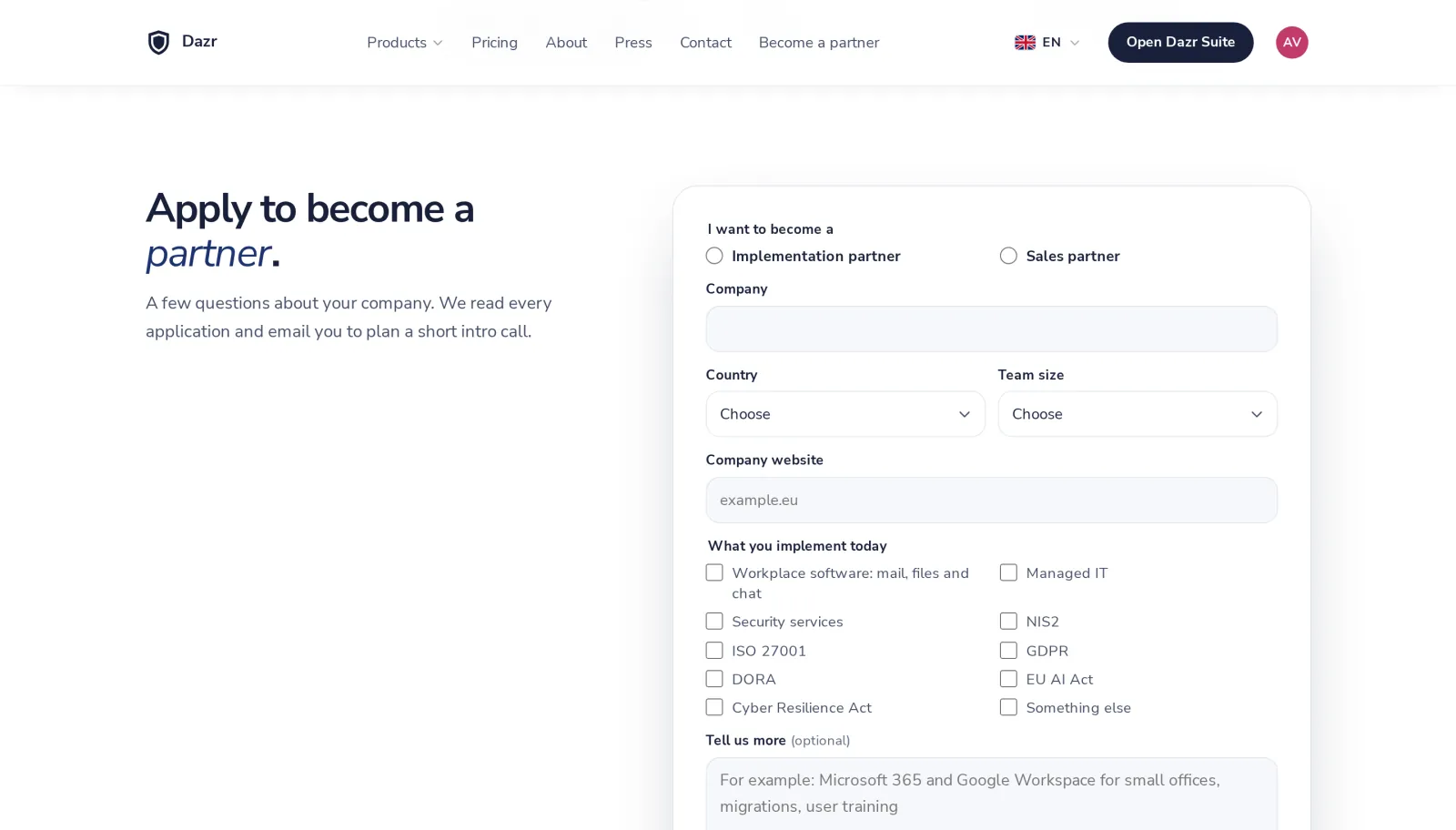 Plan the intro call