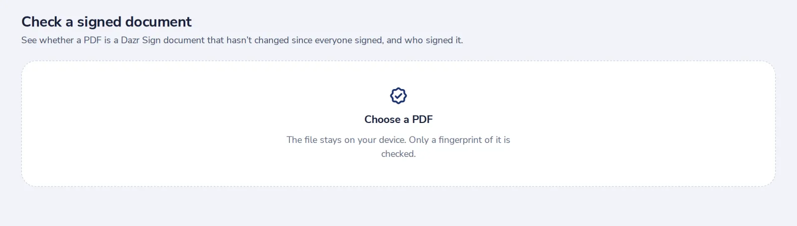 Choose the PDF