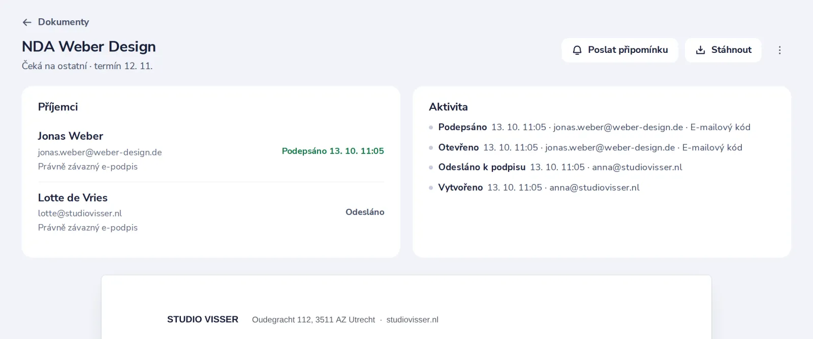 Otevřete dokument