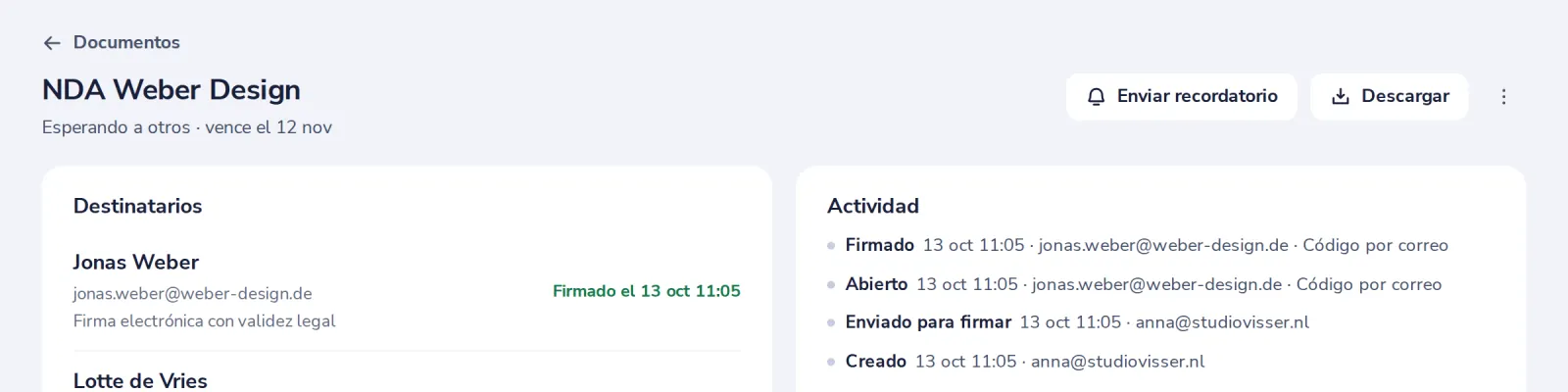 Avisa a quien se retrasa