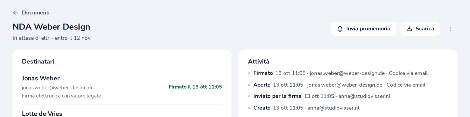 Solleciti chi è in ritardo