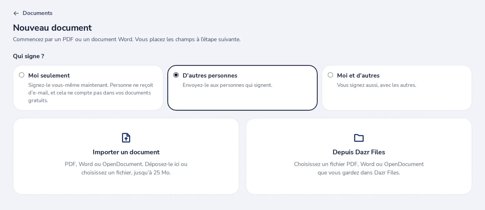 Choisissez D’autres personnes, puis importez