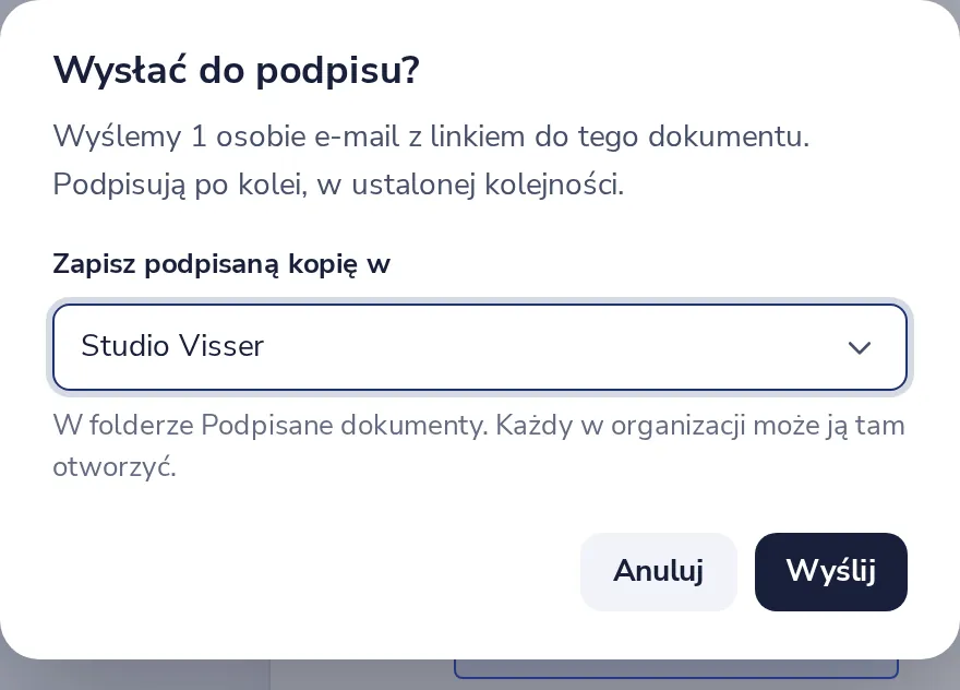 Naciśnij Wyślij