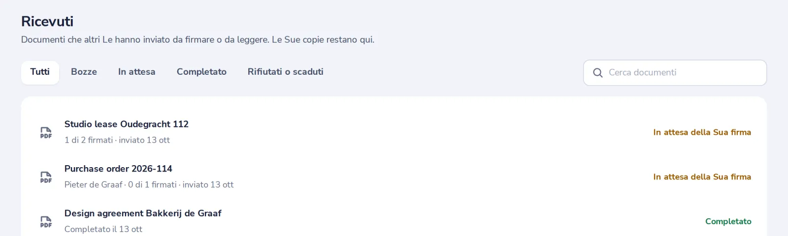Lo apra da Ricevuti
