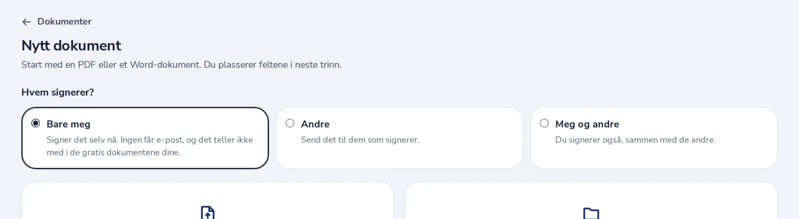 Velg Bare meg