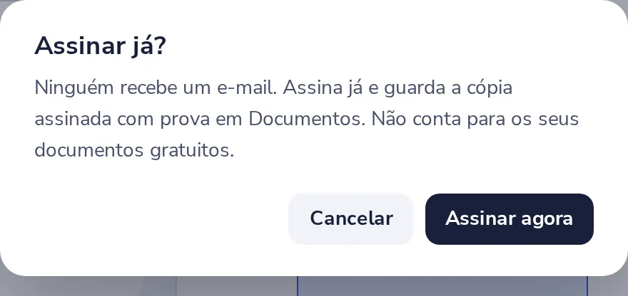 Clique em Assinar agora